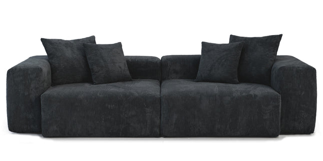 Quilted Comfort Corduroy Sofa