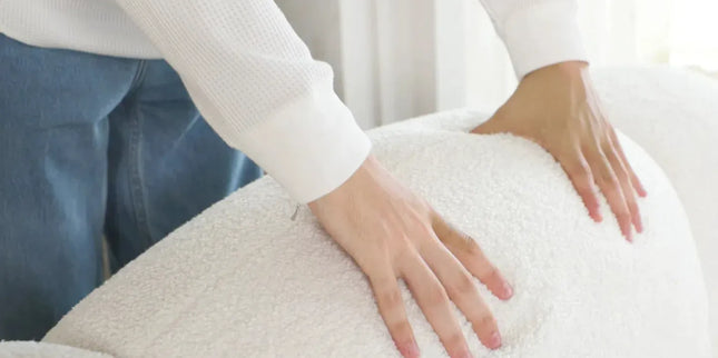 Bubble Curve Boneless Sherpa Fleece Sofa