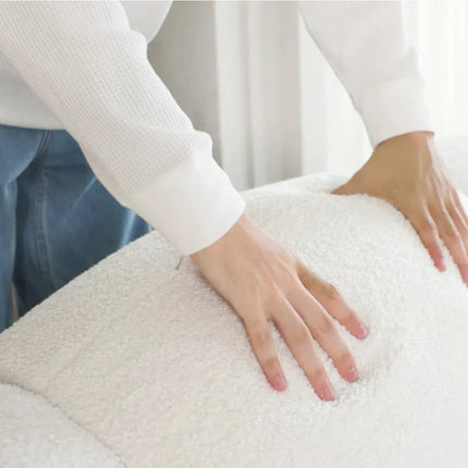 Bubble Curve Boneless Sherpa Fleece Sofa
