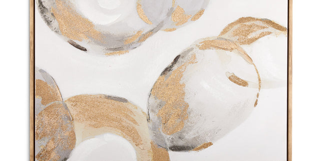 Wall Art: White and Gold