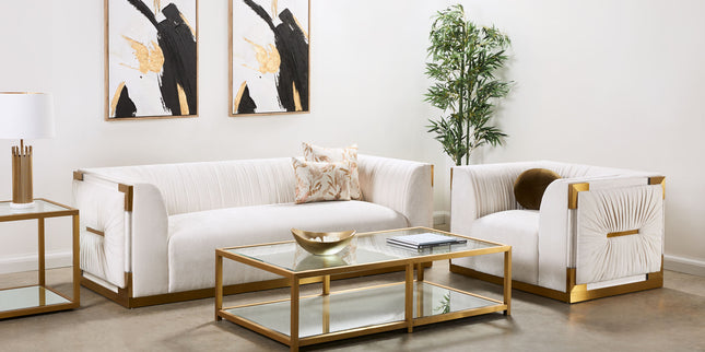 Wall Art: White, Black and Gold