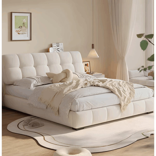 Fleece Modern Queen And King Size Bed AF-B2403