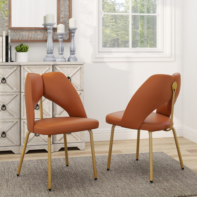Light Luxury Design Aesthetics Dining Chairs Set of 2 MH-DC4B