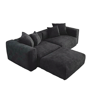 Quilted Comfort Corduroy Sofa