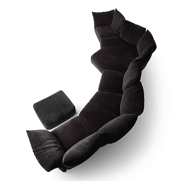 Azure Dream 3 Seater in Black