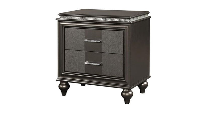 1141 Ginger Nightstand in Gurnmetal