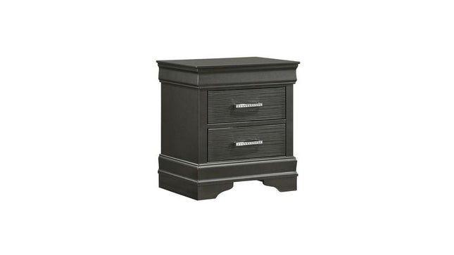 1161 Brooklyn Nightstand in Gunmetal