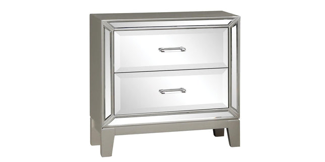 1191 Harmony Nightstand in Silver