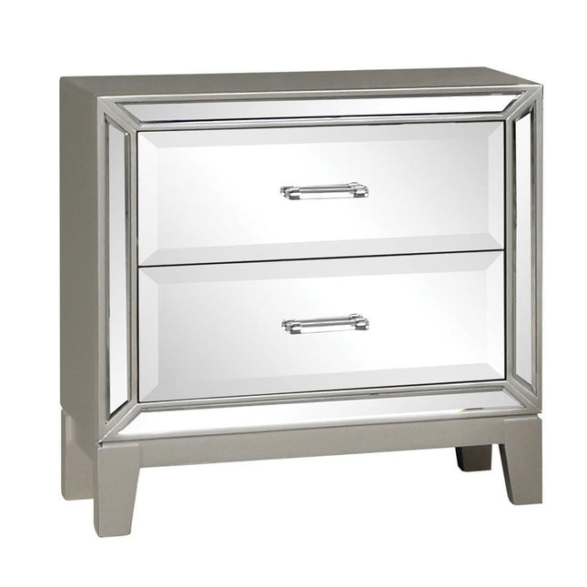 1191 Harmony Nightstand in Silver