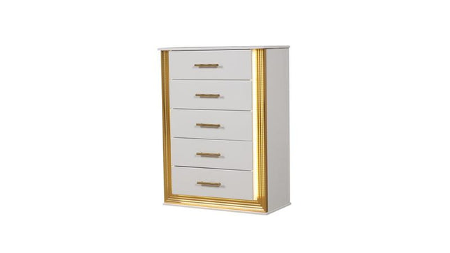 1581 Obsession Chest in White & Gold