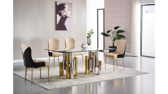 1490 Norah Dining Table 7 PC Set