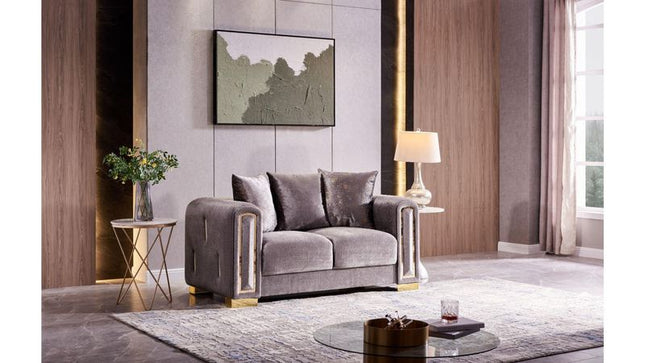 1525 Impreza Loveseat Grey