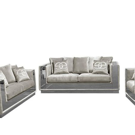 4025 Eros Living Room Set Beige