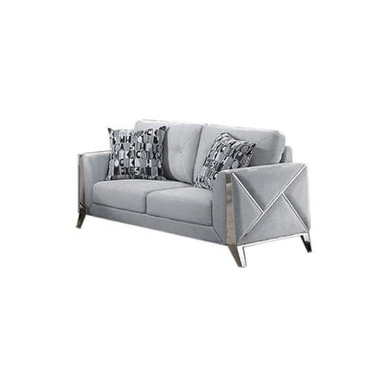5725 Diana Loveseat Silver