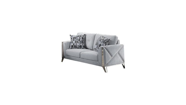 5725 Diana Loveseat Silver