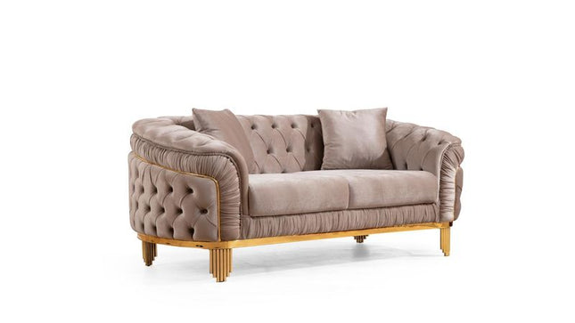 6725 Vanessa Loveseat Taupe