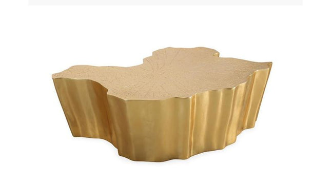 7125 Gold Tree Trunk Coffee Table