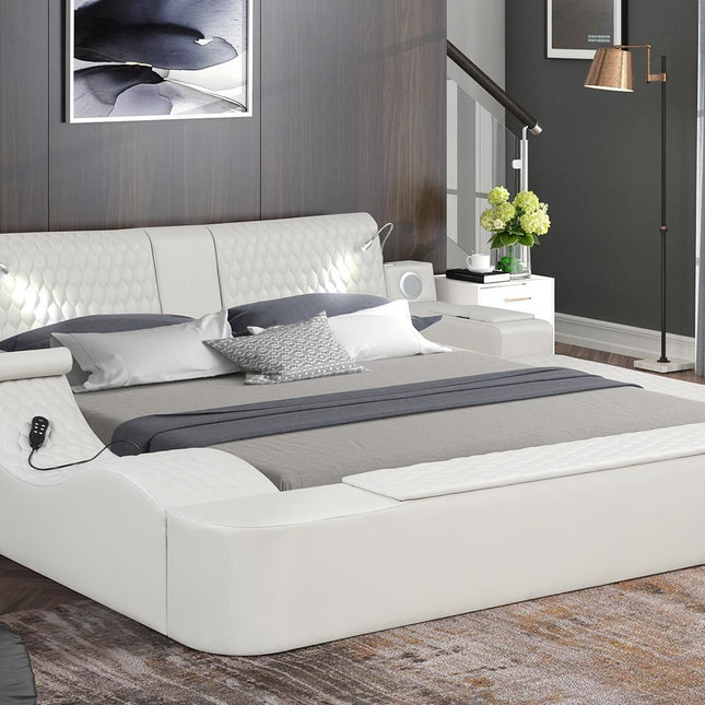 1531 Zoya King Bed in Ice