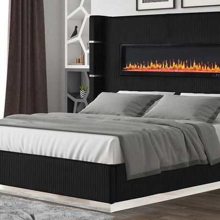 1511 Lizelle King Bed in Black