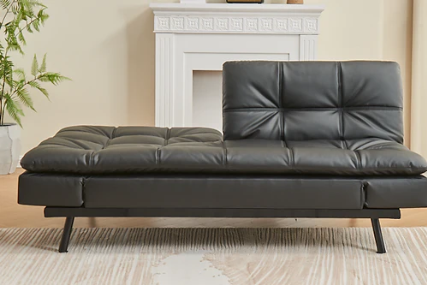 Harley Leather Futon