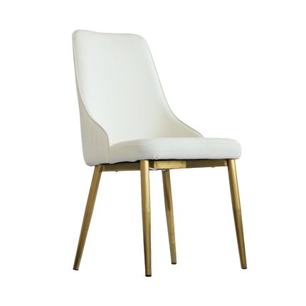 Light Luxury Leather Dining Chair Set of 2 AT-DC5