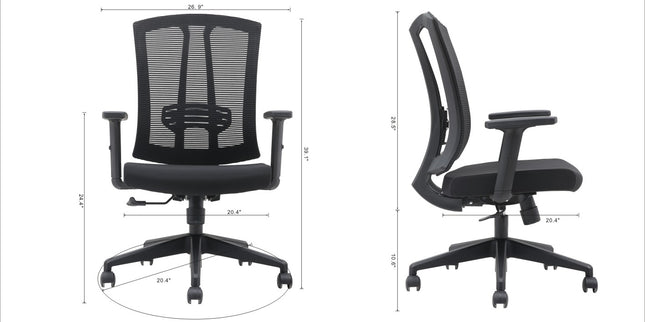 Adjustable lumbar support Office Chair