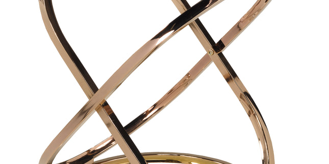 Accent Table/ End table/ Rosegold