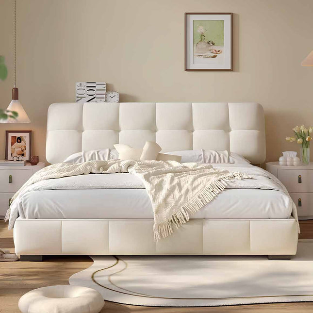 Fleece Modern Queen And King Size Bed AF-B2403