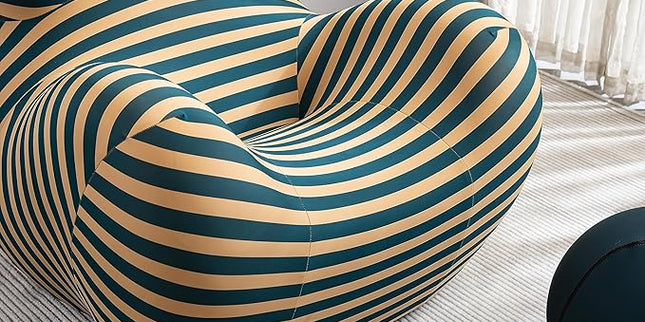 Modern Accent Chair with Ottoman Set, Comfy Lounge Chair with Footrest, Leisure Barrel Armchair,Mother's Arms Lazy Sofa Chair for Living Room, Bedroom, Reading Room