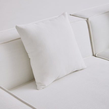 Sherpa Sofa Loveseat-Beige Fabric, Assembly free for Living Room & Leisure Area AF-SF013WE