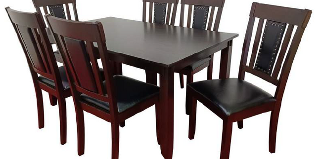 7 Piece Dining Set Wood