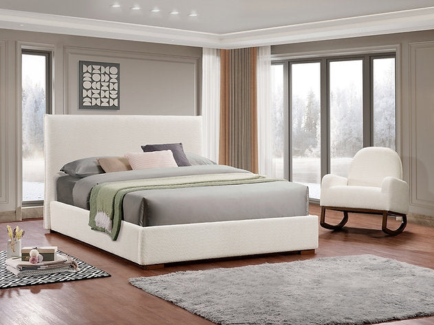 Bear Boucle Queen bed