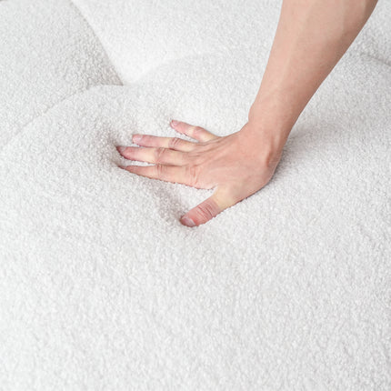 Bubble Curve Boneless Sherpa Fleece Sofa