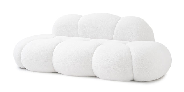 Bubble Curve Boneless Sherpa Fleece Sofa