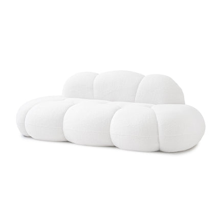 Bubble Curve Boneless Sherpa Fleece Sofa
