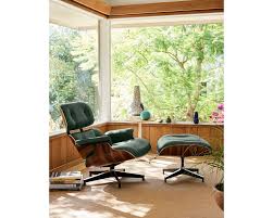 Modern Classic Leather Lounge Chair with Ottoman - AF-LC01WE