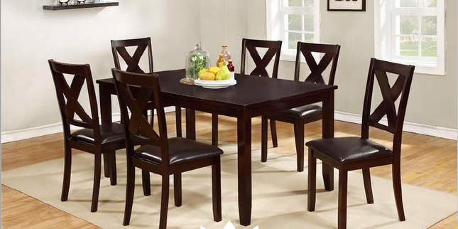 7 Piece Dining Set Wood