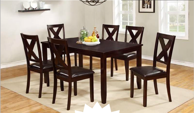 7 Piece Dining Set Wood