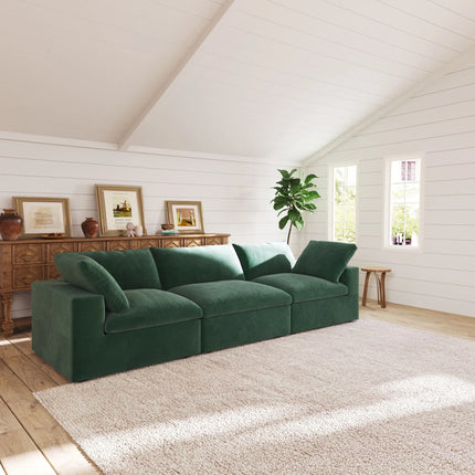 Cloud cozy Velvet Sectional Sofa