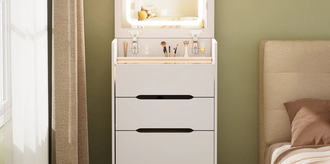 Glowdrop Makeup Vanity Dresser