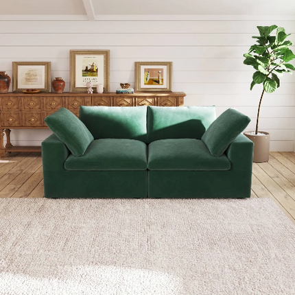 Cloud cozy Velvet Sectional Sofa