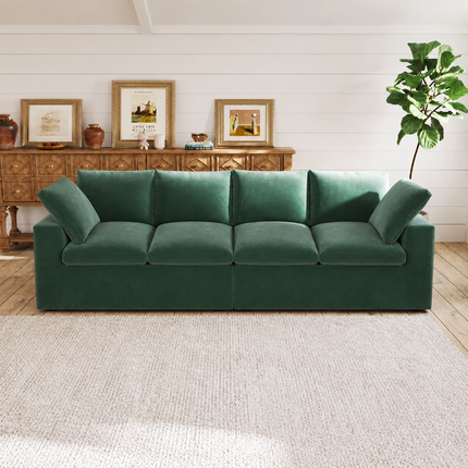 Cloud cozy Velvet Sectional Sofa