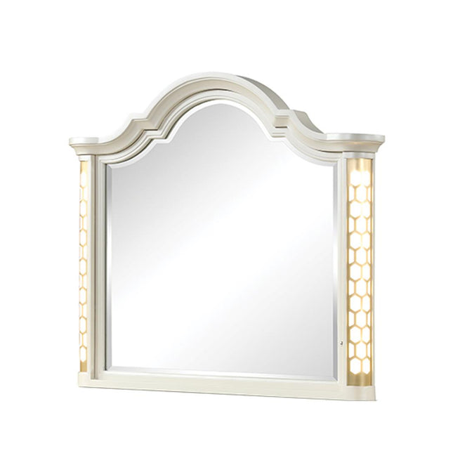 1291 Jasmine Mirror in Beige