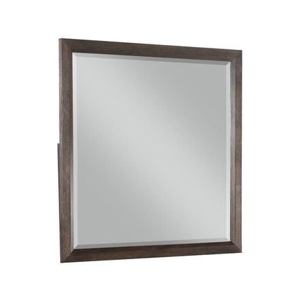 1441 Kenzo Mirror in Dark Walnut