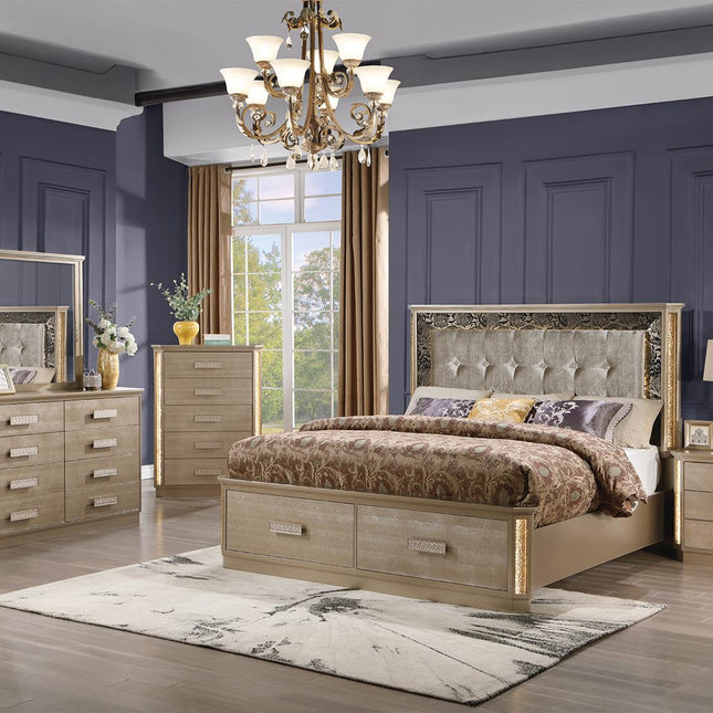 1641 Medusa King Bedroom Set