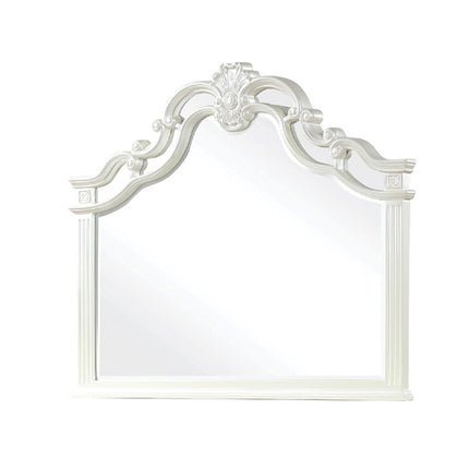 1381 Milan Mirror in Milky White