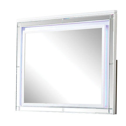 1814 Sterling Mirror in White