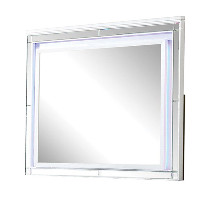1814 Sterling Mirror in White