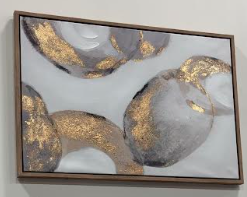 Wall Art: White and Gold