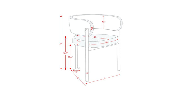 98222 Dining Chair Set of 2